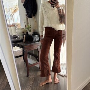 RARE Vintage Levi Brown Corduroy Pants kickflare Big E white tab